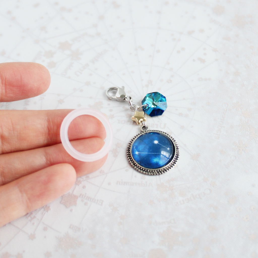 盗難防止に⭐︎チャームが外せる2Way☆12星座のアンブレラマーカー☆ 傘・ペットボトルの目印に