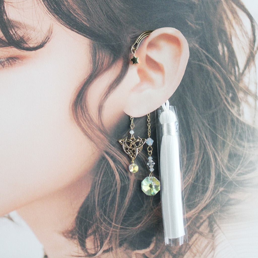 トリケトラと彗星のイヤーフック(全7色)