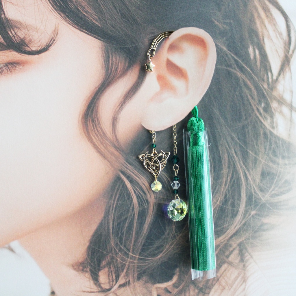 トリケトラと彗星のイヤーフック(全7色)