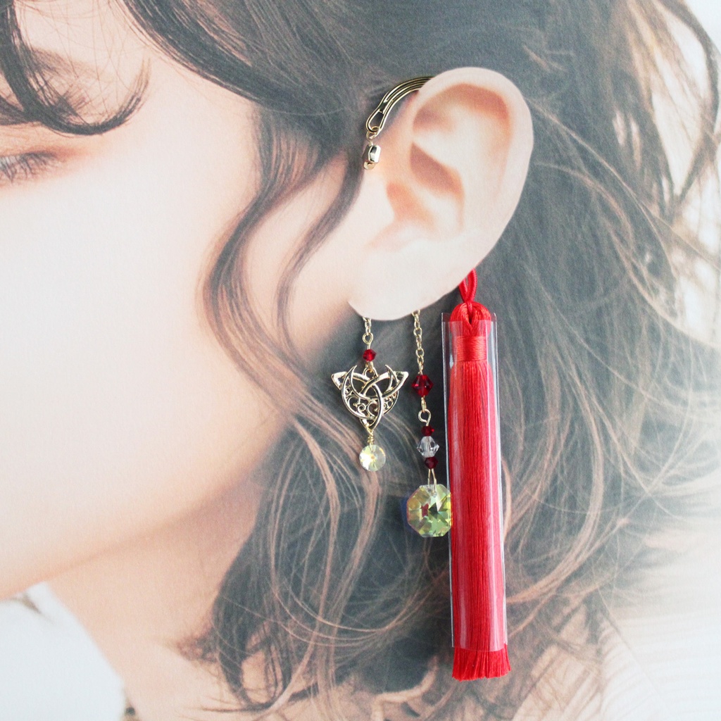 トリケトラと彗星のイヤーフック(全7色)