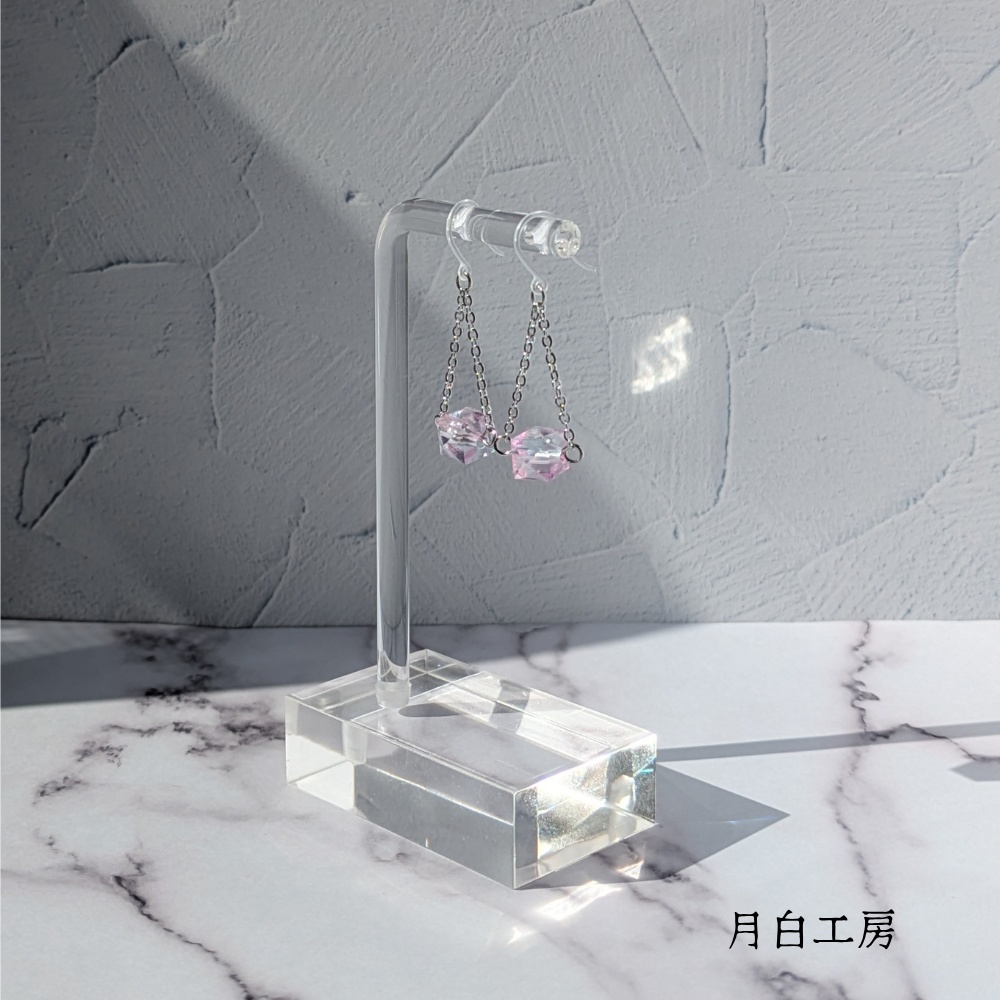 NO.158 ヴィトライユ アクリルビーズ 樹脂フックピアス