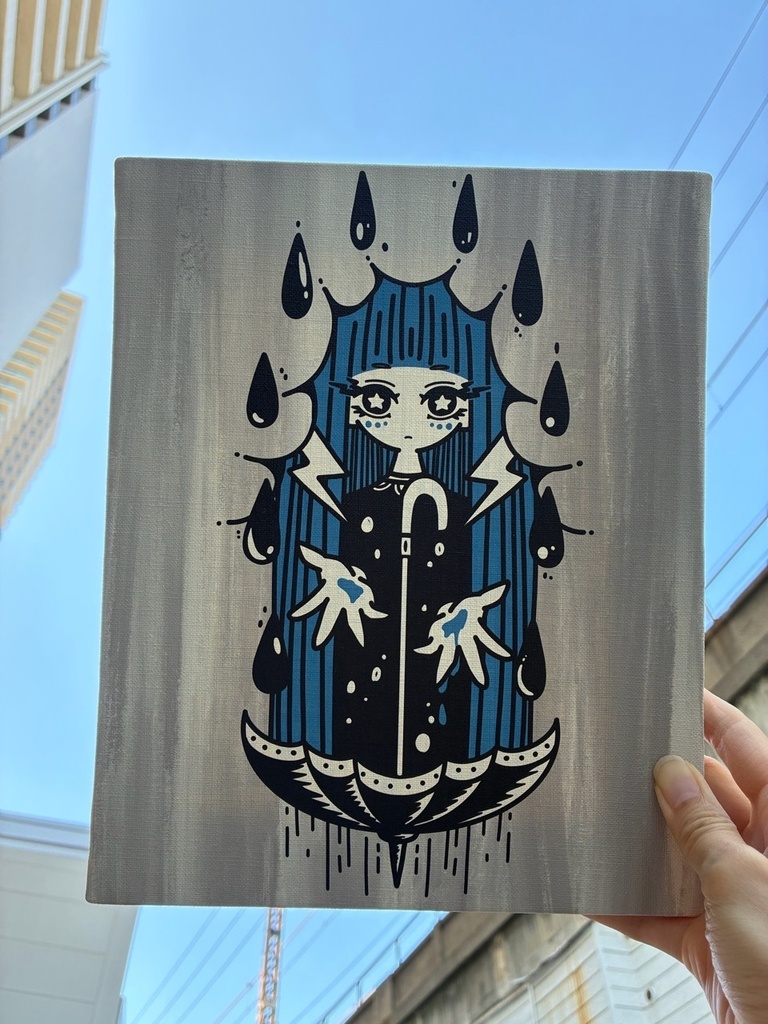 キャンバスプリント【雨】