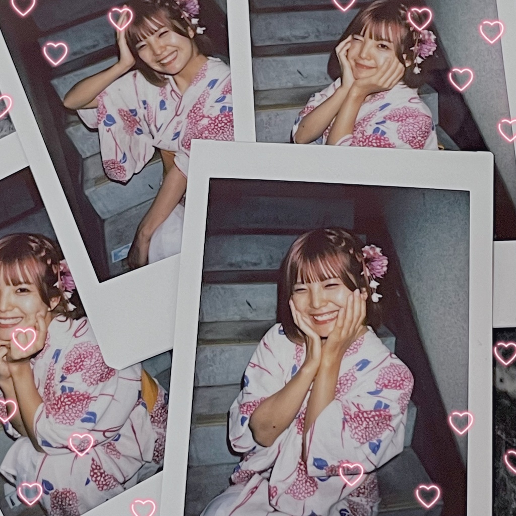 【限定18枚】赤髪浴衣ソロチェキ