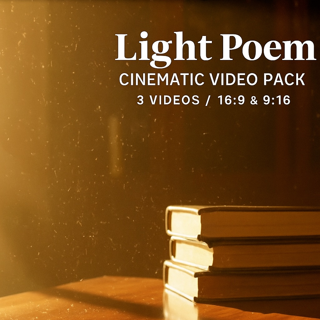 Light Poem — Cinematic Indoor Light Moments (3 Films / Dual Aspect)