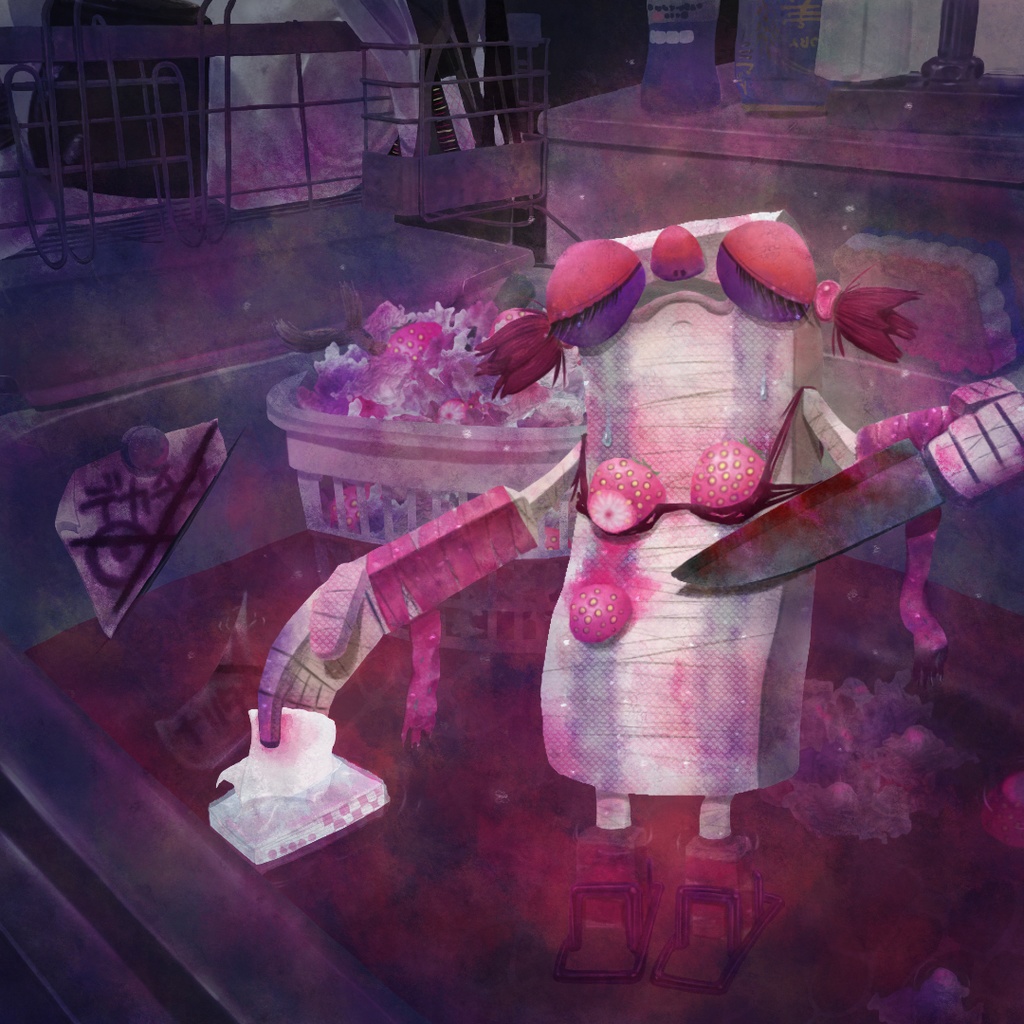 「まー泣いた まな板ちゃん」病みかわダジャレ妖怪Tシャツ