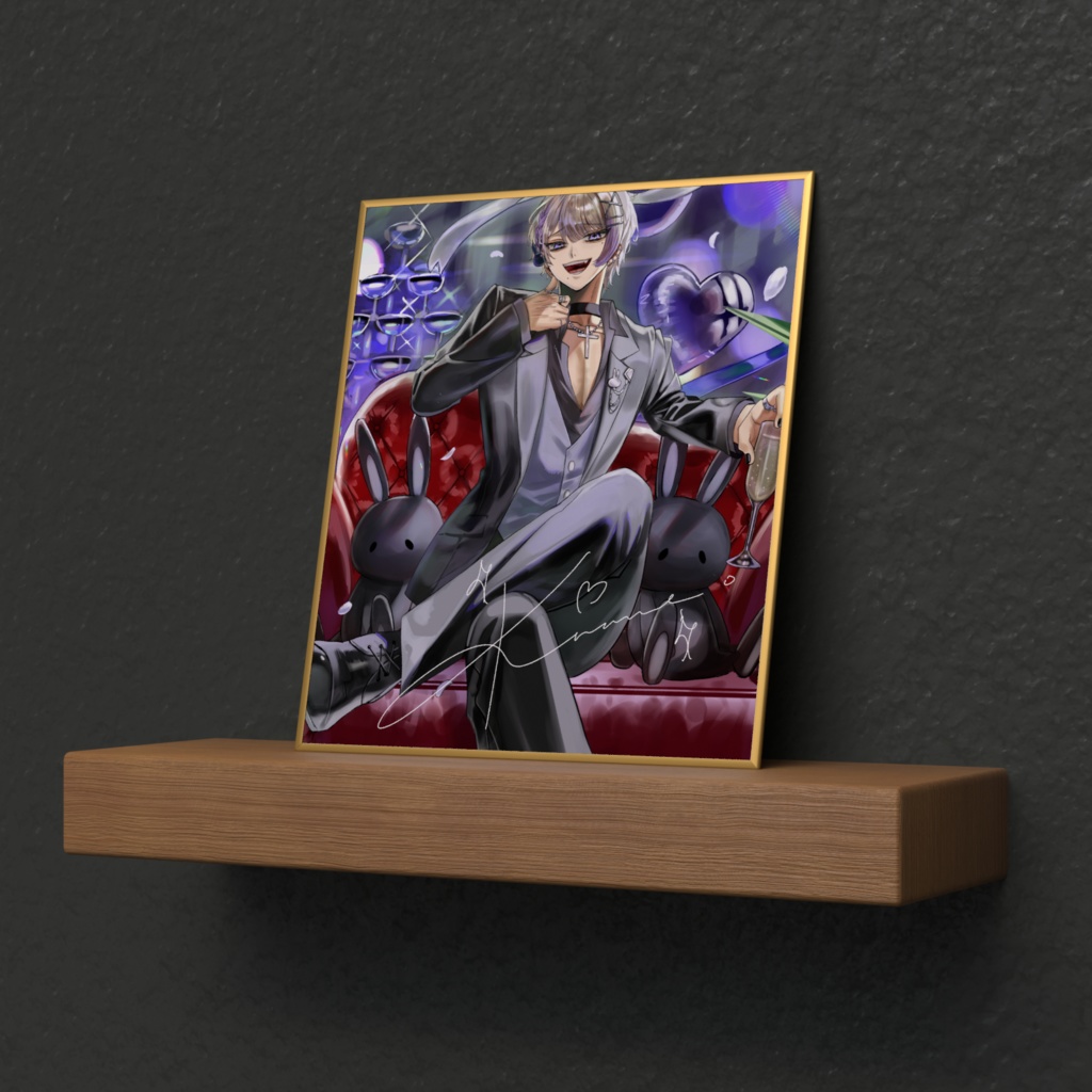 【ホスト衣装】サイン入り色紙