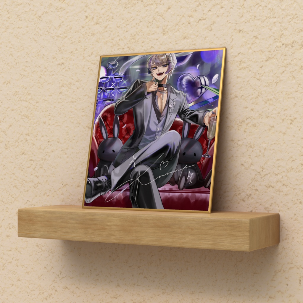 【ホスト衣装】サイン入り色紙