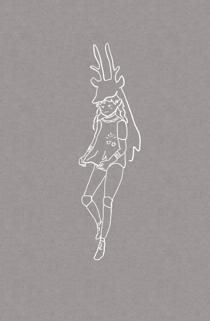 ニャッポコバッジ:グレー