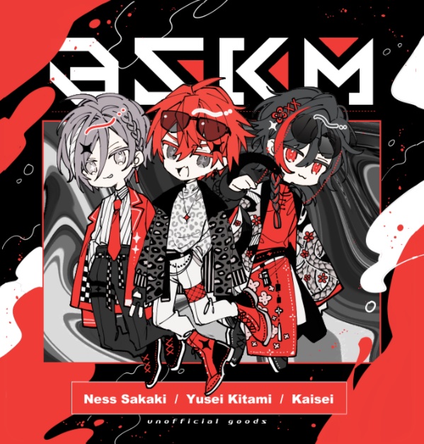 3SKMアクリルキーホルダー