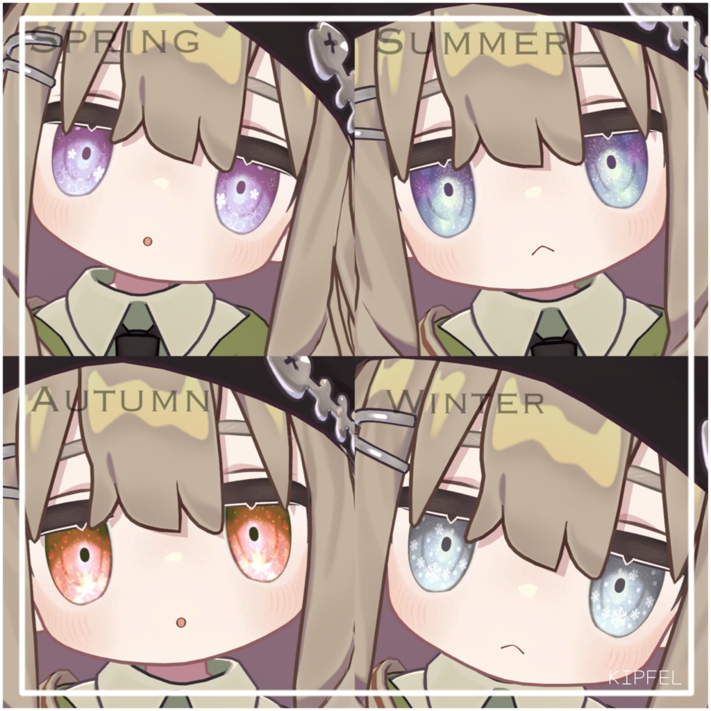 【5アバター対応】‐Seasoneye₋ Eye Texture