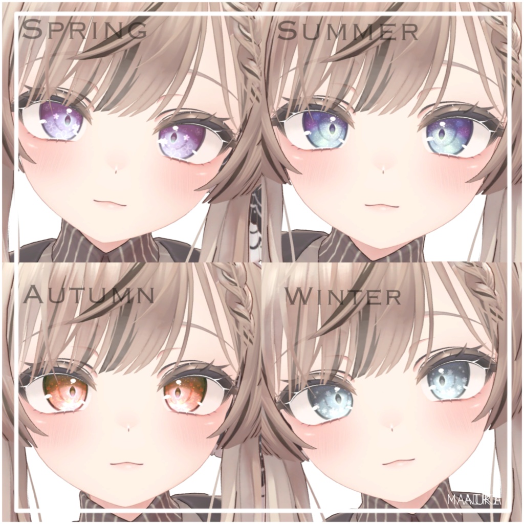 【5アバター対応】‐Seasoneye₋ Eye Texture