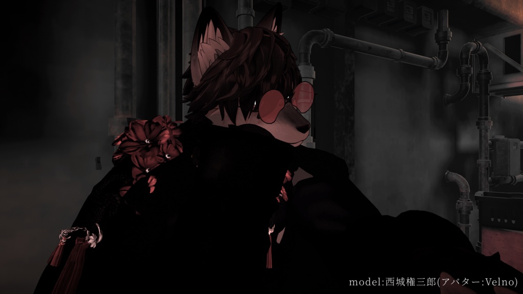 ケモノアバター向けサングラス -Beast Glow-