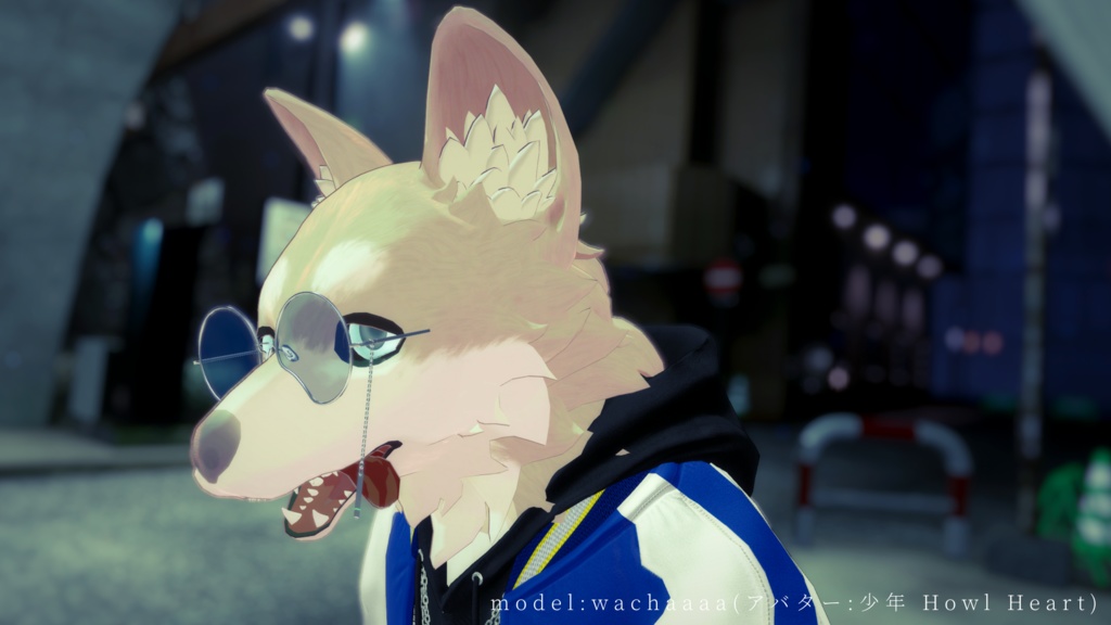 ケモノアバター向けサングラス -Beast Glow-