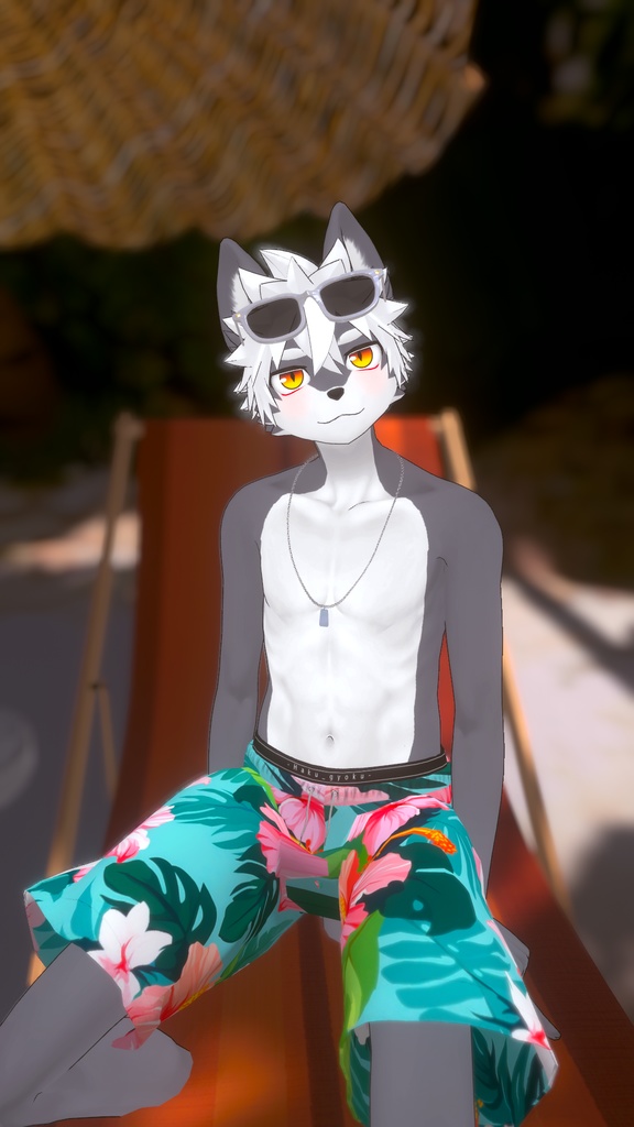 【7アバター対応】Edge Swim~水鉄砲ギミック付き~