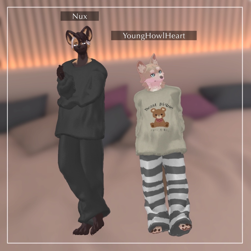 【3アバター追加&ケモパジャマ集会SALE❢】Beast pique【12アバター対応】