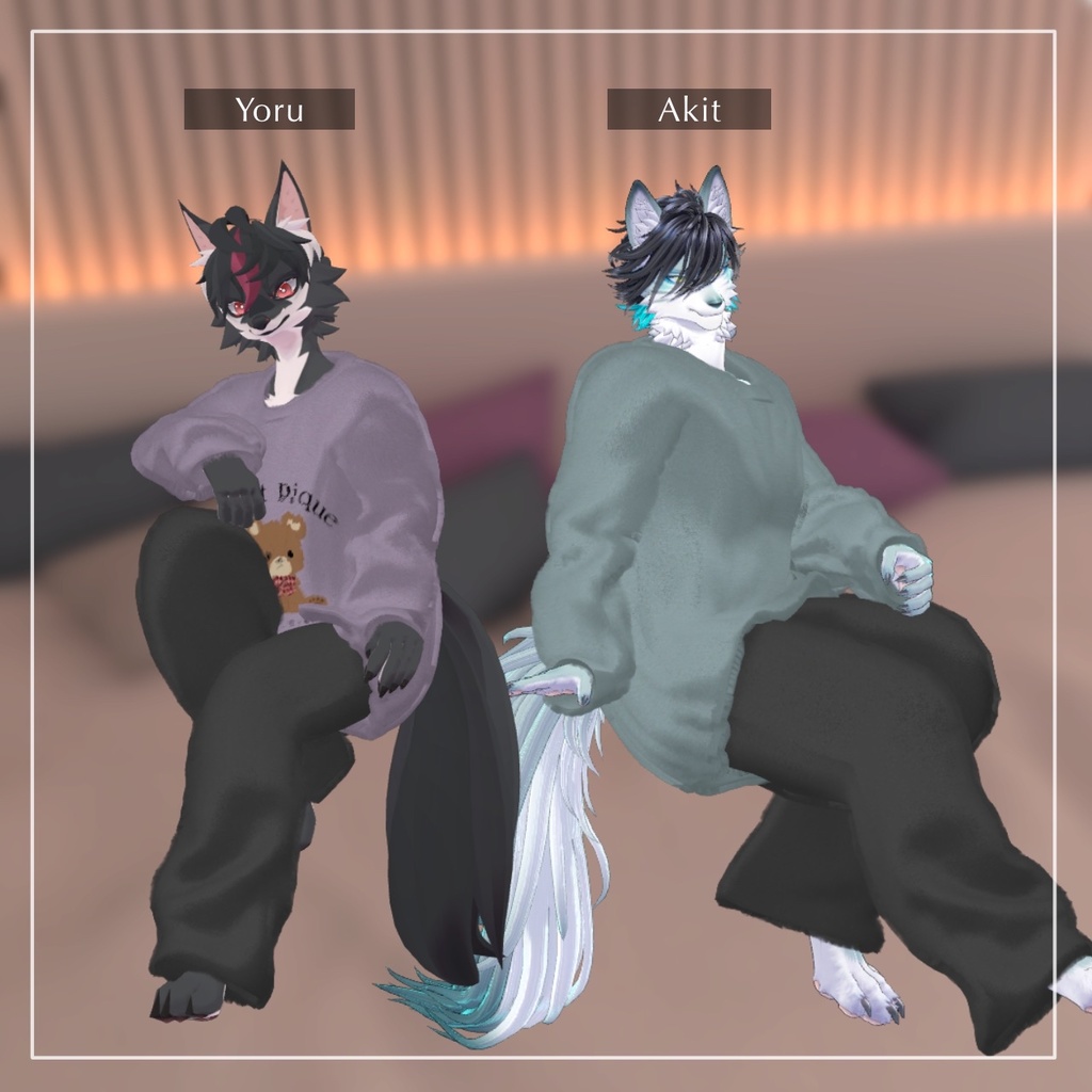 【3アバター追加&ケモパジャマ集会SALE❢】Beast pique【12アバター対応】