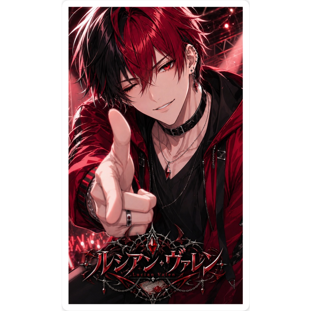 チェキ風ステッカー ルシアン・ヴァレン