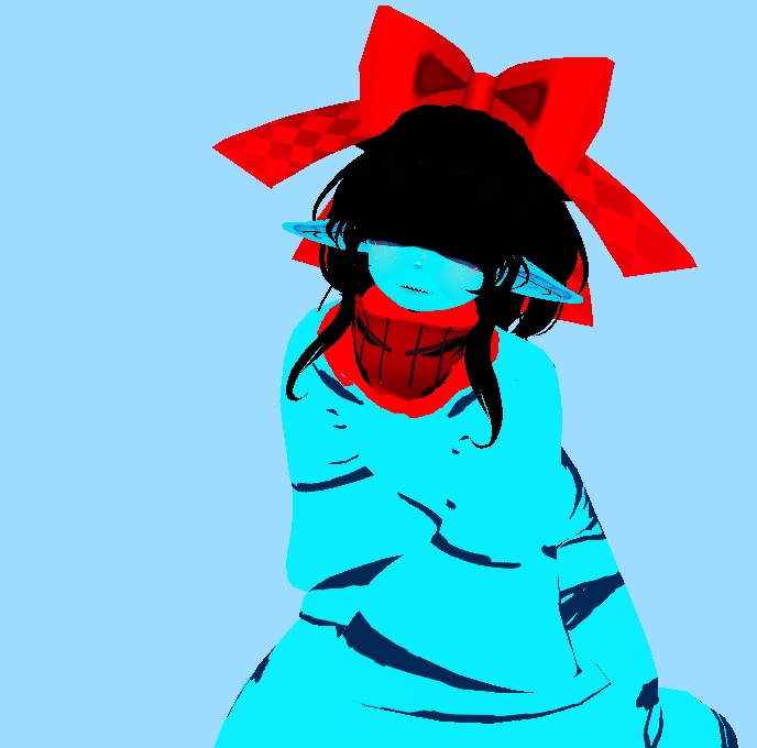 Deltarune Aqua VROID
