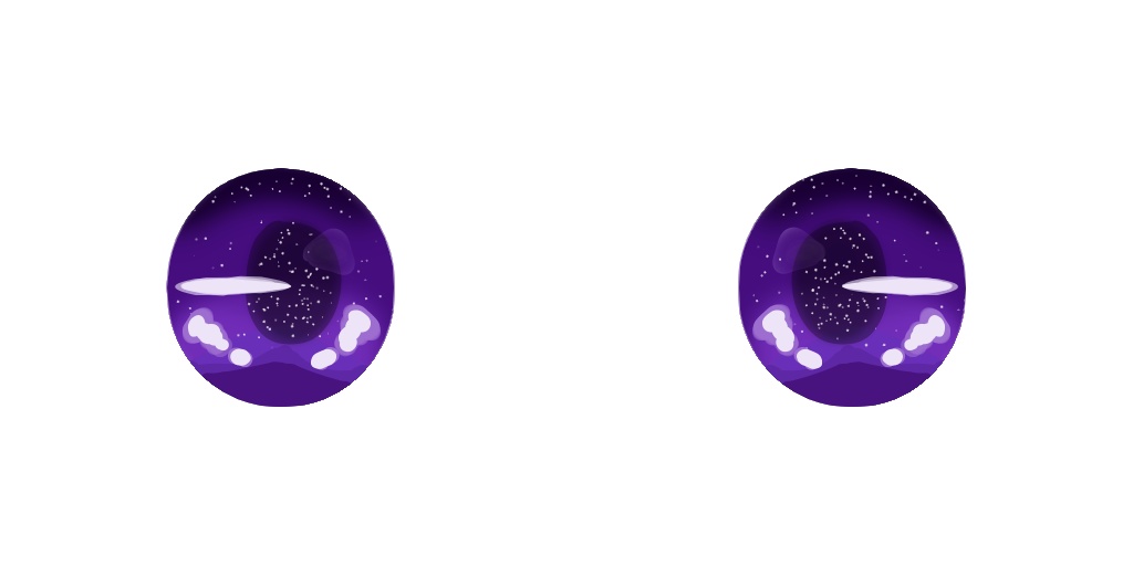 Purple VRoid Eyes