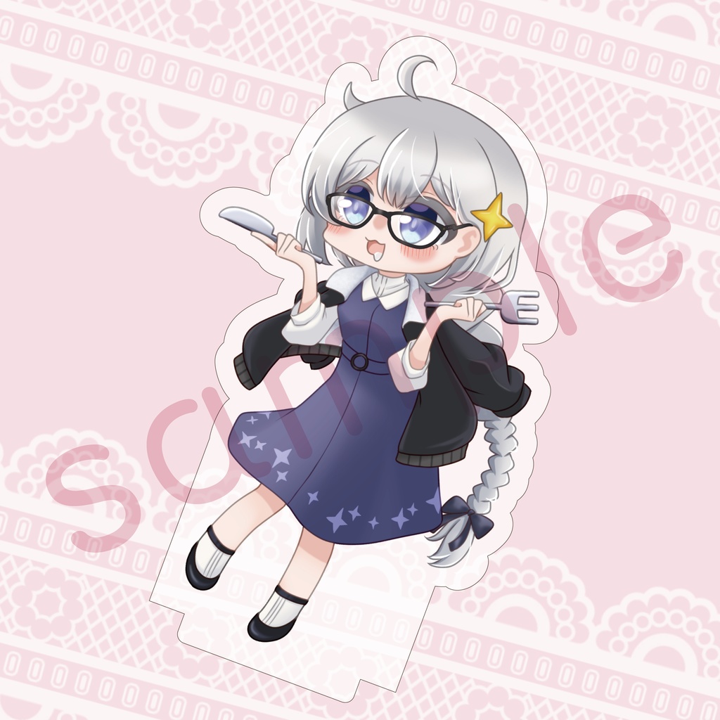 眼鏡執事あかりちゃん 7cmアクスタ