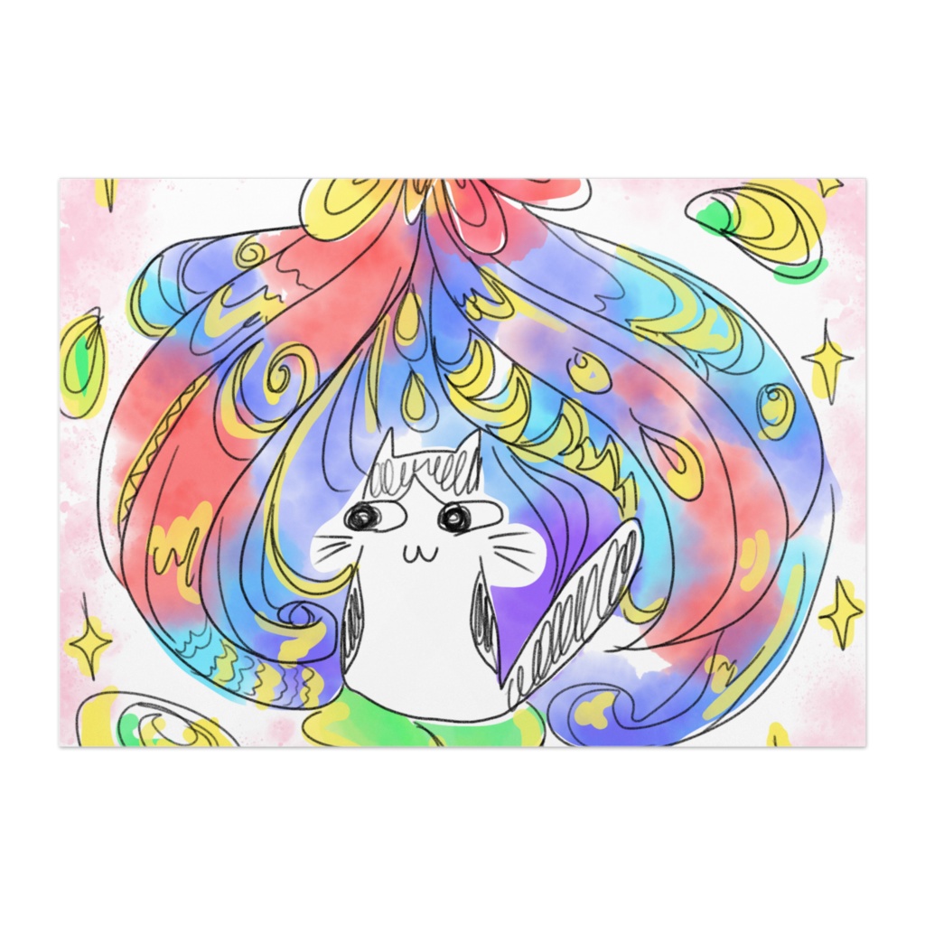 しずくの中のおぬこしゃん。