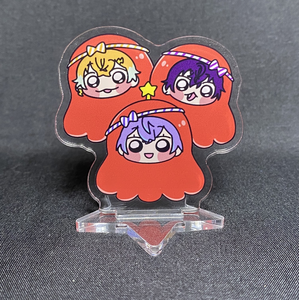 【非公式】リトテツルベ　ミニアクリルスタンド（タコ風）