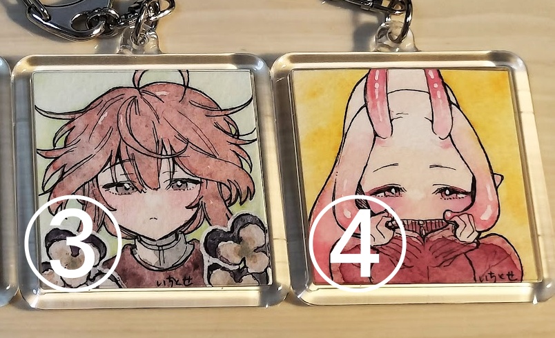 原画キーホルダー