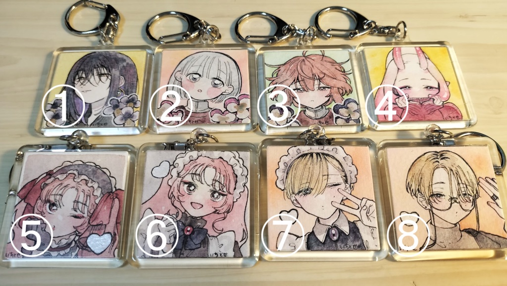 原画キーホルダー