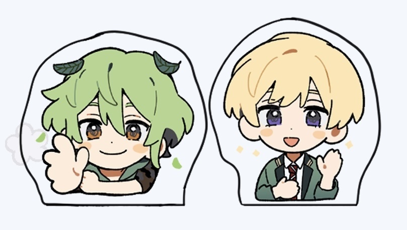 自立アクリルスタンド杏&零