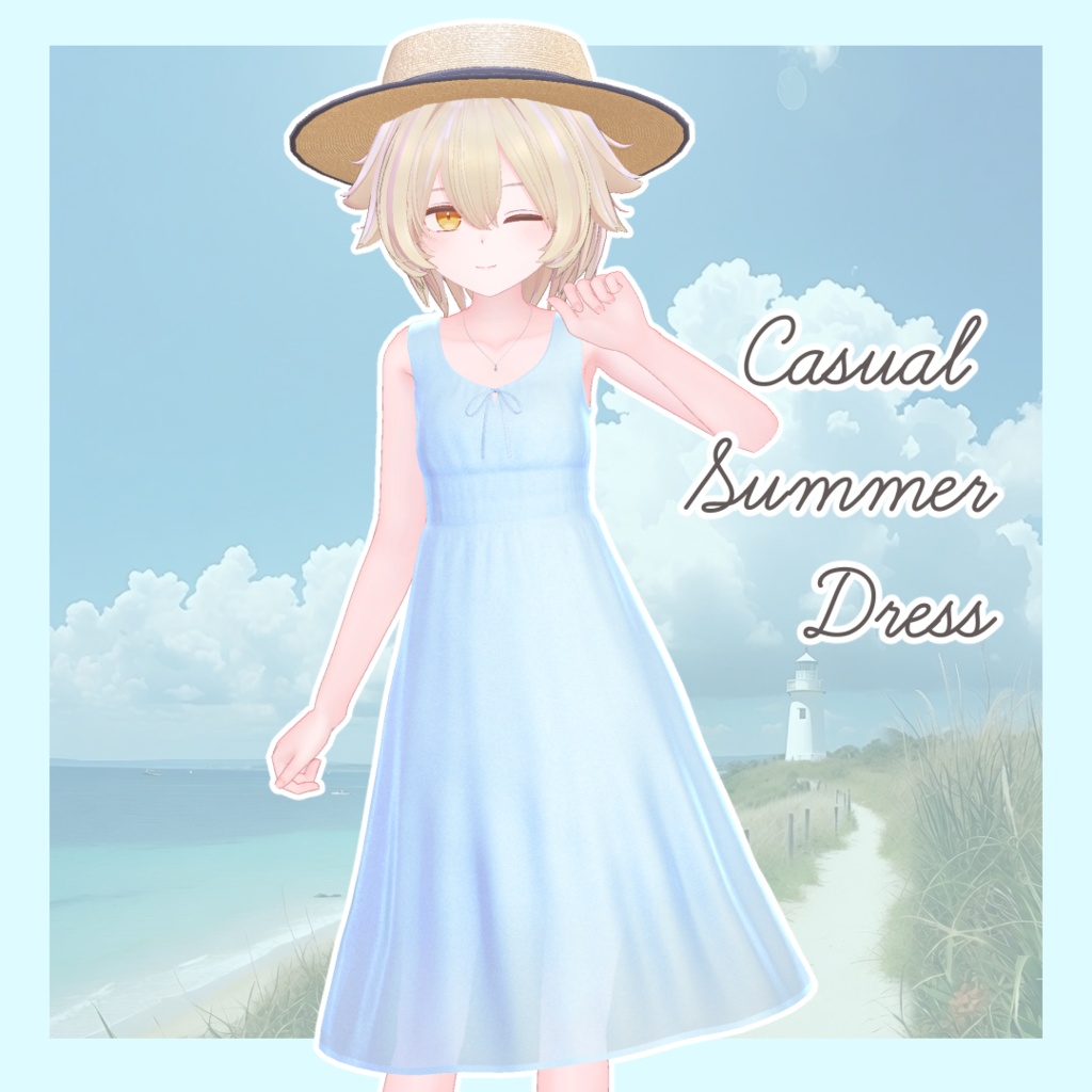 【サナティア対応】カジュアルサマードレス - Casual Summer Dress -