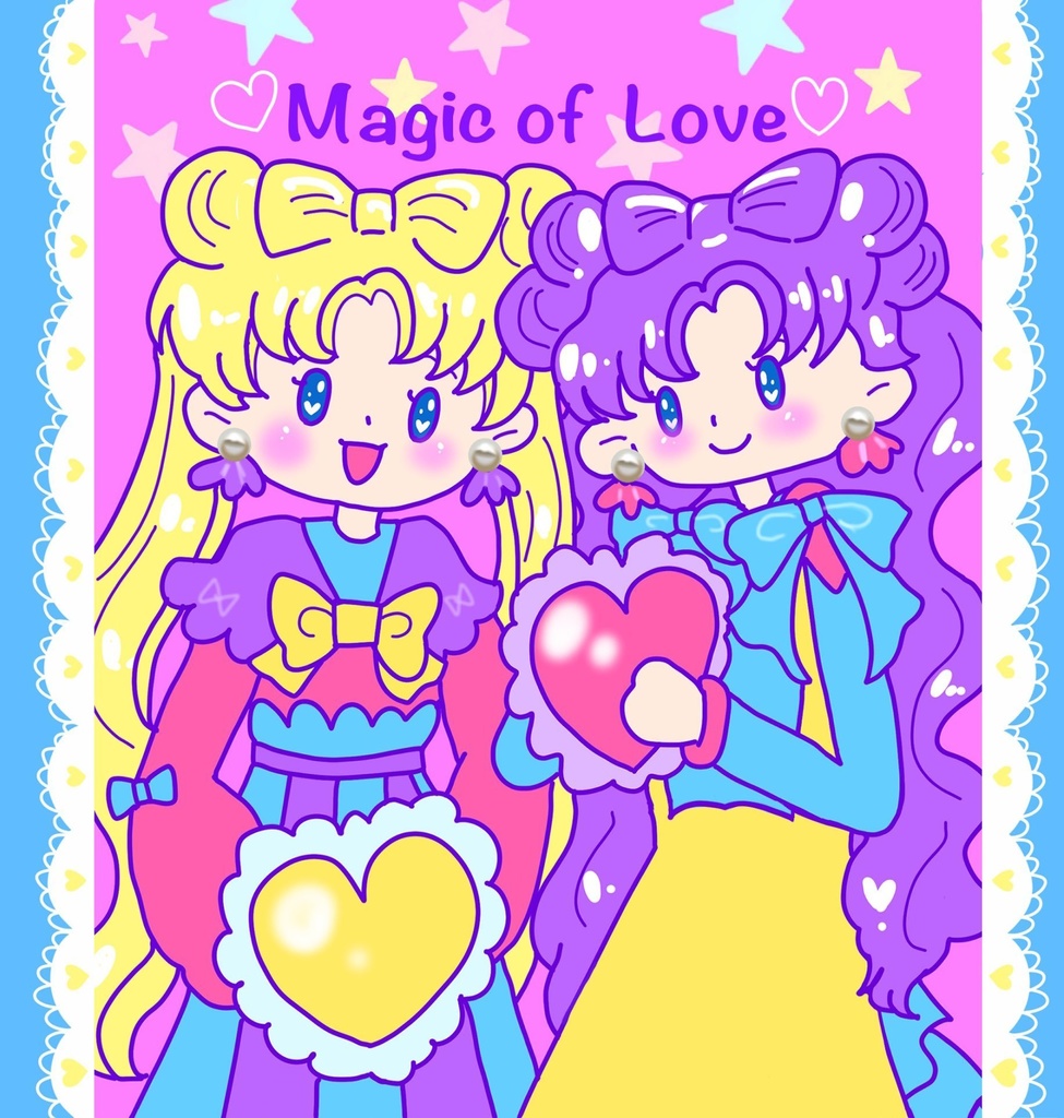 【セーラームーン】フルカラー　イラスト本　「Magic of Love」