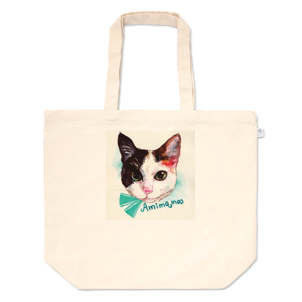 【Amimama】CAPINトートバッグ【猫とお出かけ】