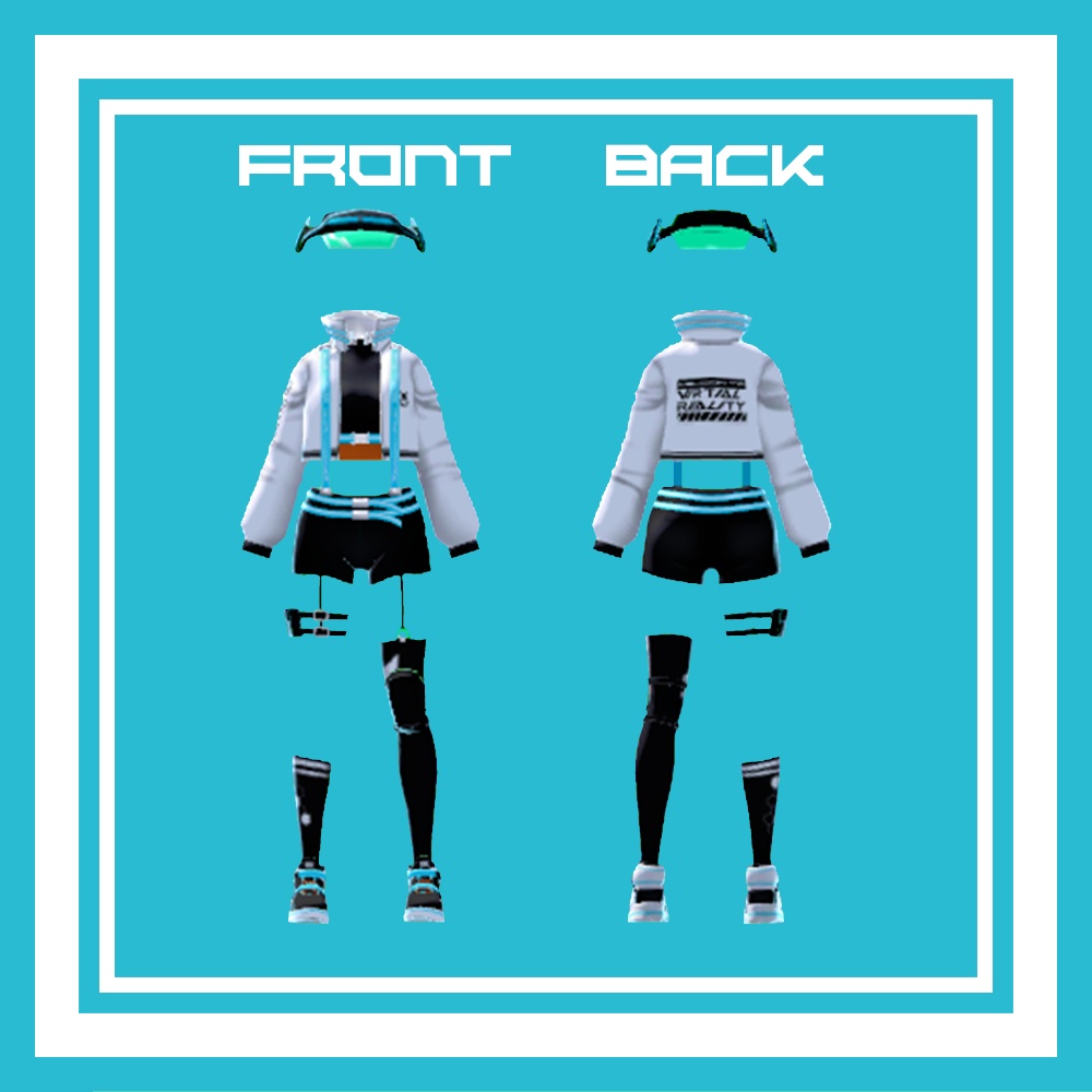 【3アバター対応】サイバーカジュアル【サポート終了】