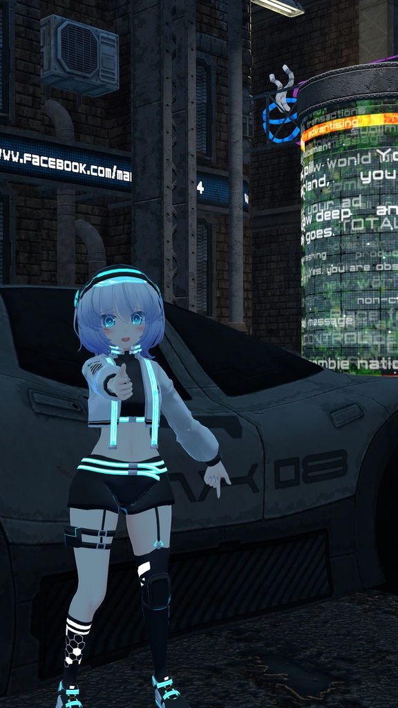 【3アバター対応】サイバーカジュアル【サポート終了】