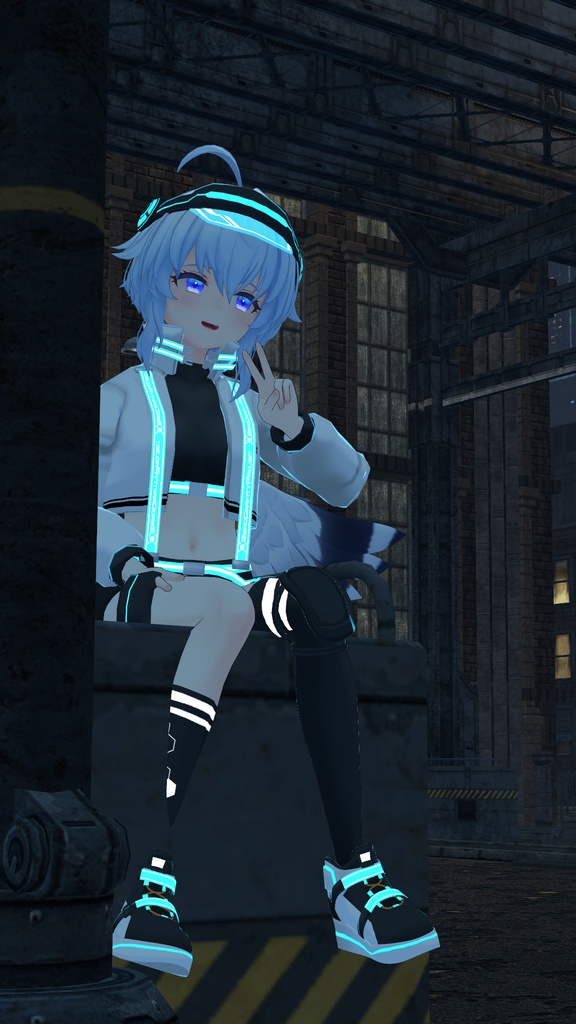 【3アバター対応】サイバーカジュアル【サポート終了】