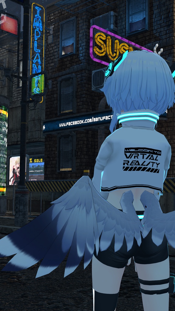 【3アバター対応】サイバーカジュアル【サポート終了】