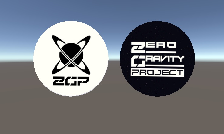 【無料】ZeroGravityProject ロゴ缶バッジ