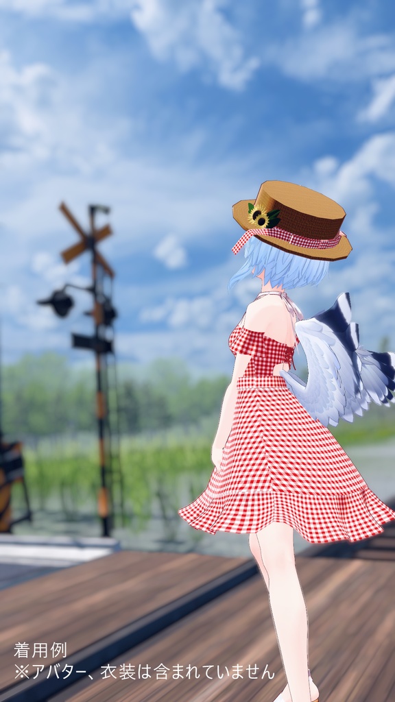 サンフラワーストローハット