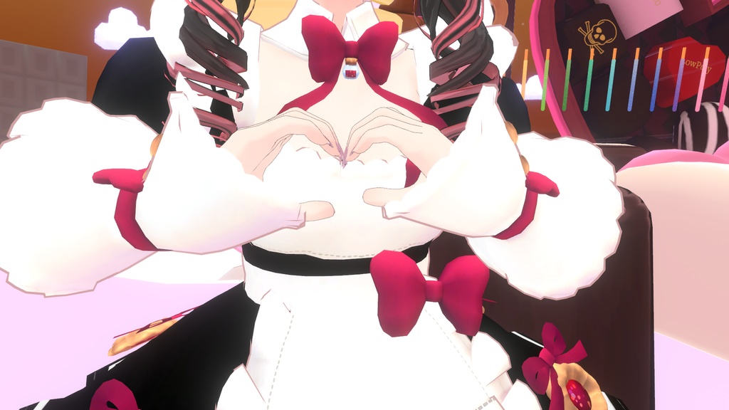 【VRChat】指ハート用ハンドサイン