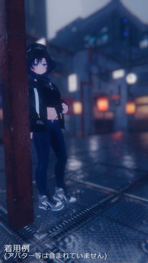 【まるぼでぃ対応】シンプルノースリーブニット&スキニージーンズ