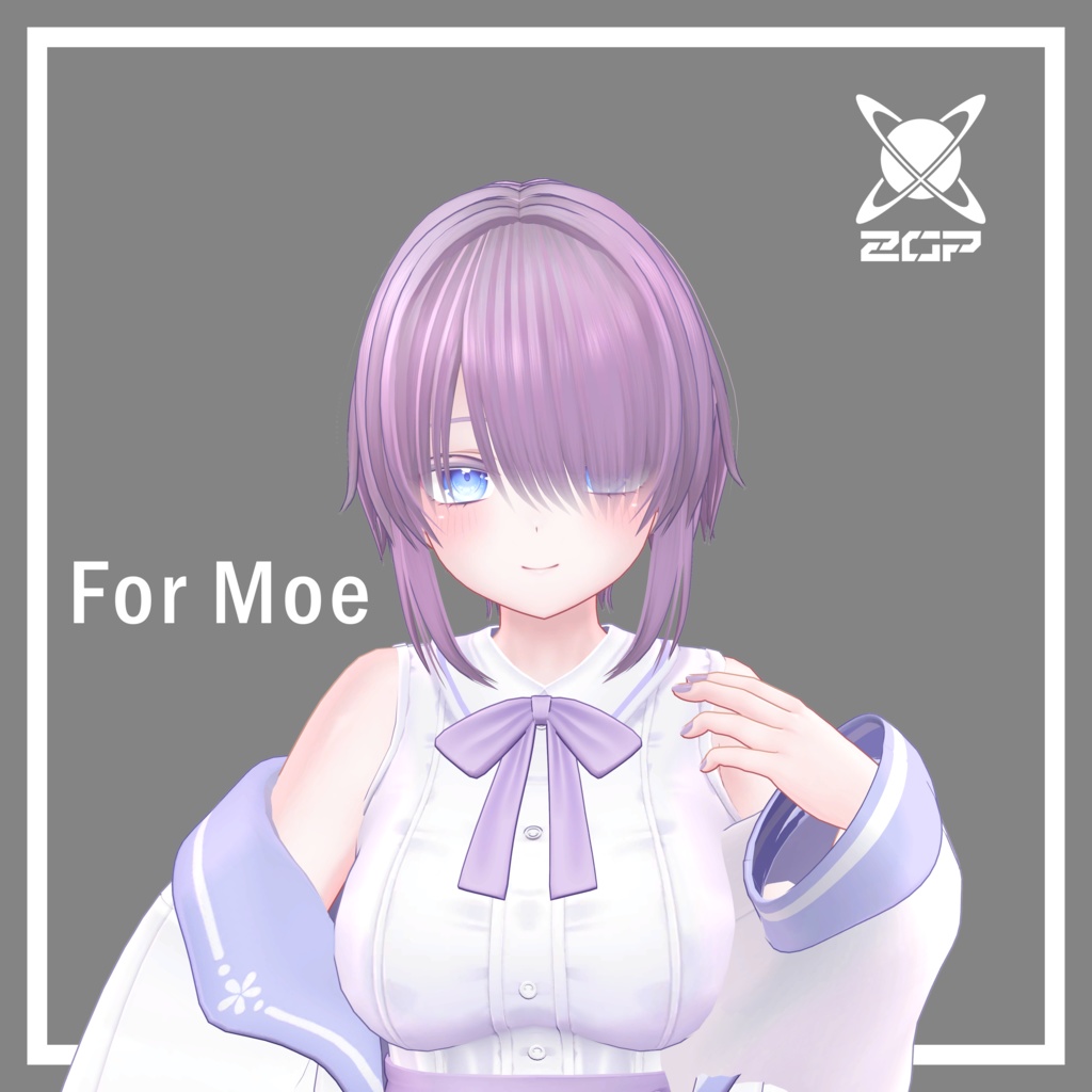 メカクレパンクショートヘア