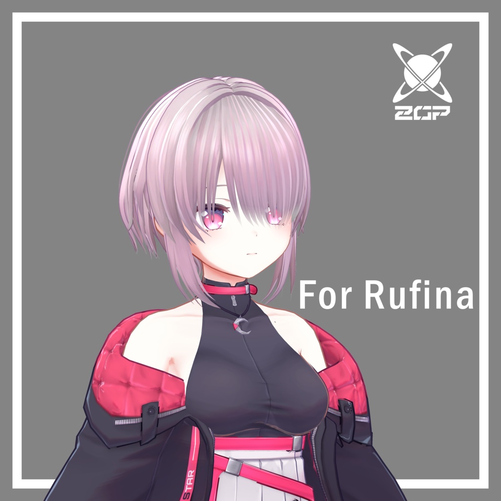 メカクレパンクショートヘア