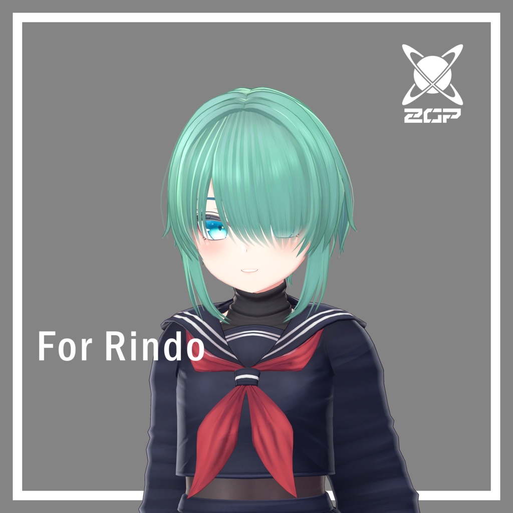 メカクレパンクショートヘア