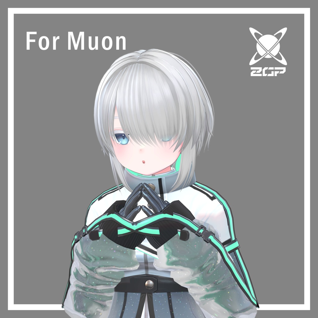 メカクレパンクショートヘア