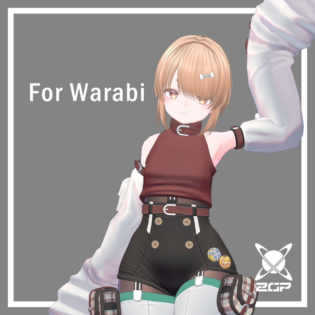 メカクレパンクショートヘア