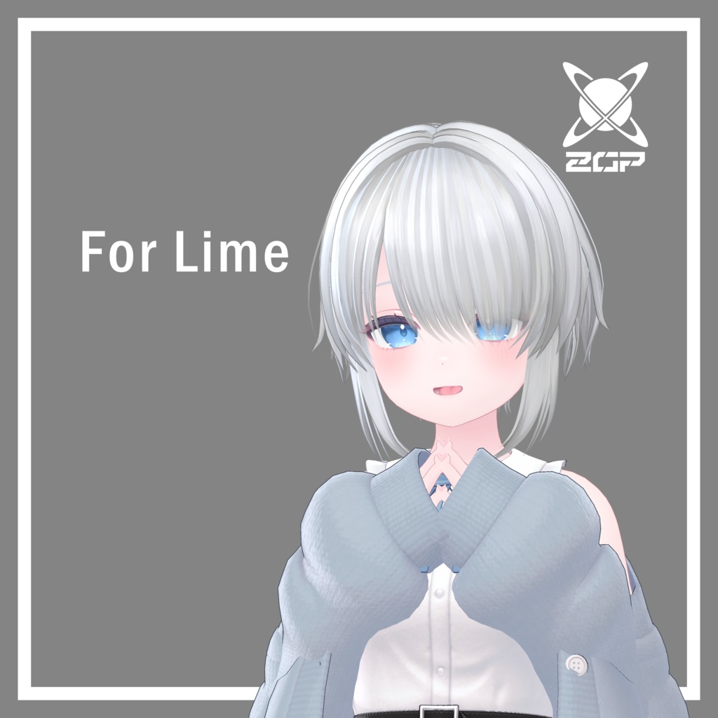 メカクレパンクショートヘア