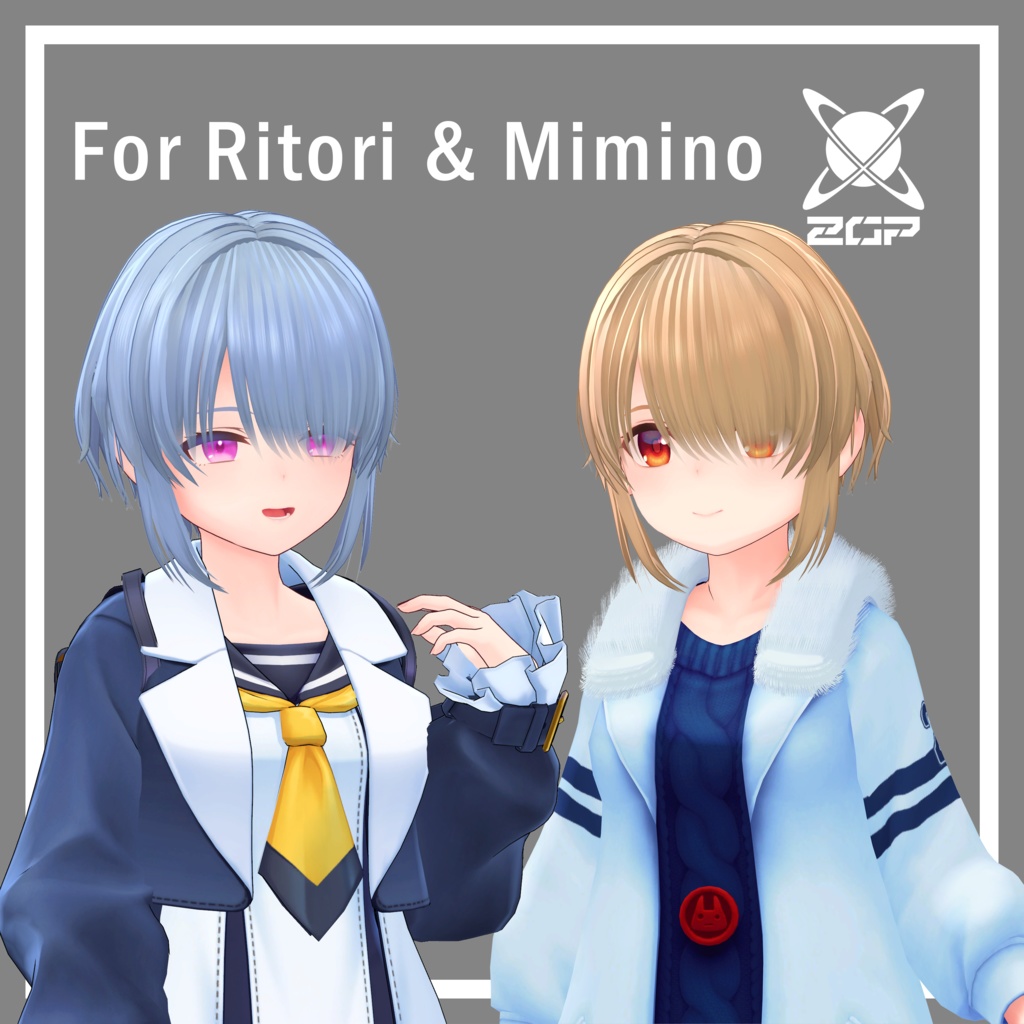 メカクレパンクショートヘア