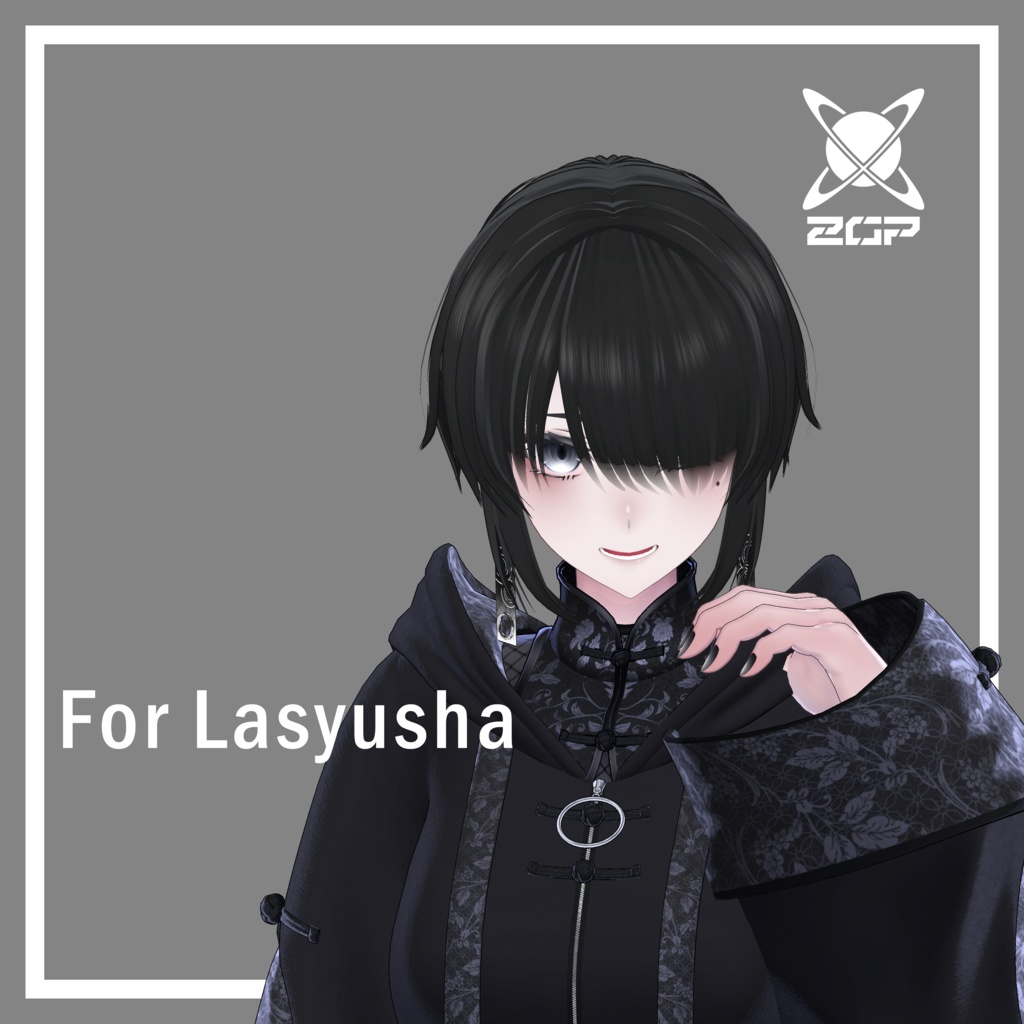 メカクレパンクショートヘア