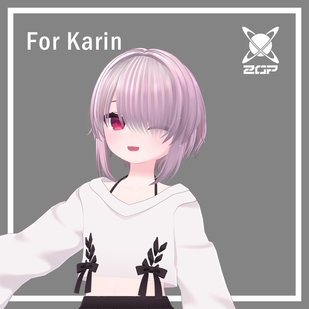 メカクレパンクショートヘア