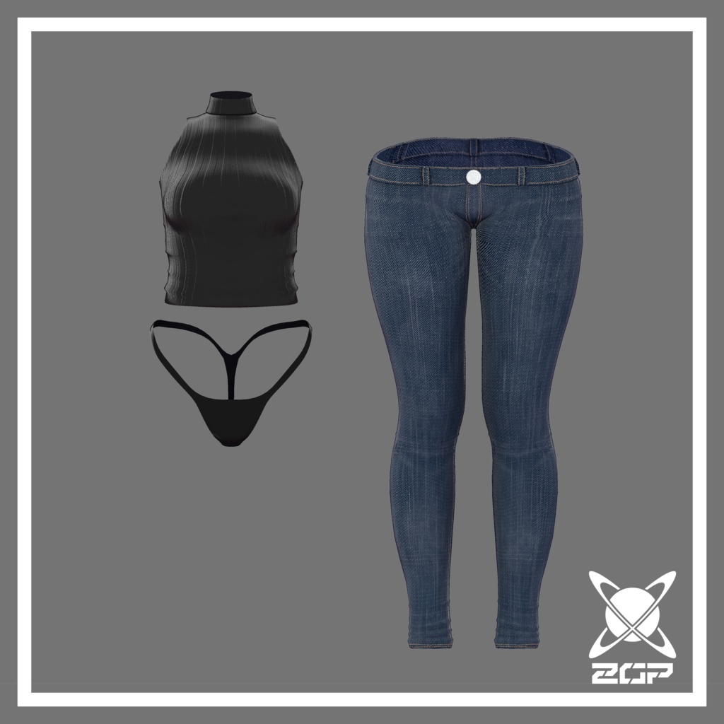 【ルーニャ対応】Clothing Set【4着】